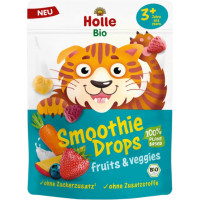 Holle Bio Ovocie a zelenia mrazom sušená zmes Smoothie Drops od 3 rokov